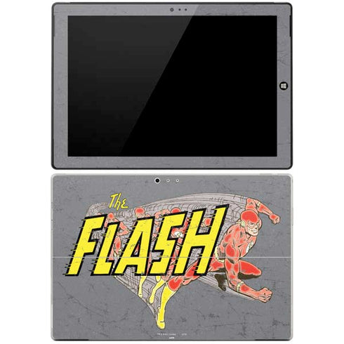 DC Comics The Flash Vintage Action Running Pose Surface Pro 3 Skin