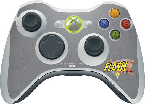 DC Comics The Flash Vintage Action Running Pose Xbox 360 Wireless Controller Skin