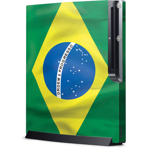 Brazil Flag Playstation 3 & PS3 Slim Skin