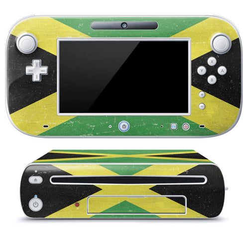 Jamaica Flag Distressed Wii U (Console + 1 Controller) Skin