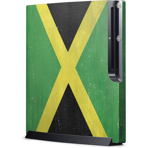 Jamaica Flag Distressed Playstation 3 & PS3 Slim Skin