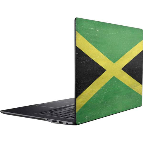 Jamaica Flag Distressed Ativ Book 9 (15.6in 2014) Skin