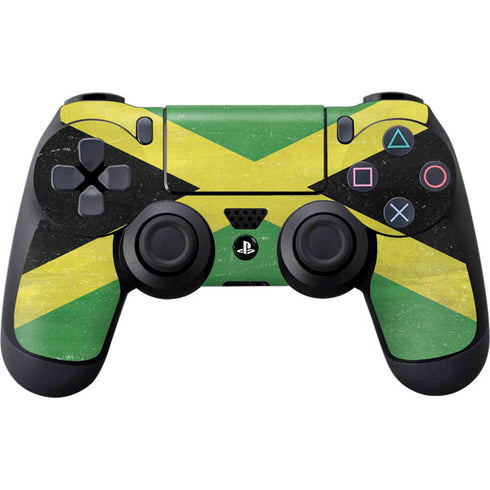 Jamaica Flag Distressed PlayStation PS4 Skins