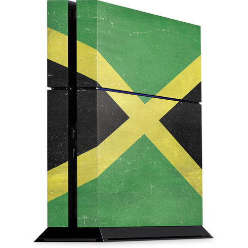 Jamaica Flag Distressed PlayStation PS4 Skins