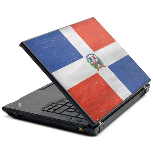 Dominican Republic Flag Distressed Lenovo T420 Skin