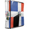 Dominican Republic Flag Distressed Xbox 360 Slim (2010) Skin