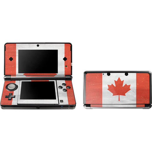 Canada Flag Distressed Nintendo Skins