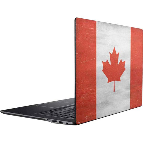 Canada Flag Distressed Ativ Book 9 (15.6in 2014) Skin