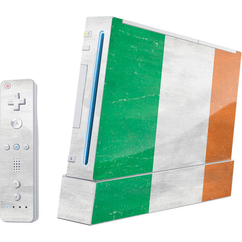 Ireland Flag Distressed Wii (Includes 1 Controller) Skin