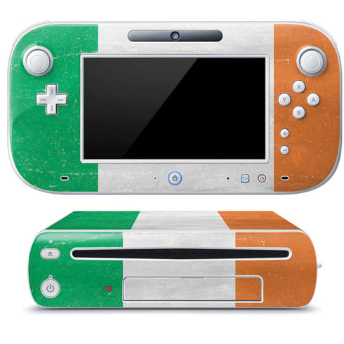Ireland Flag Distressed Wii U (Console + 1 Controller) Skin