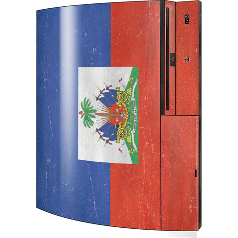 Haiti Flag Distressed Playstation 3 & PS3 Skin