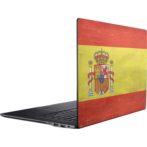 Spain Flag Distressed Ativ Book 9 (15.6in 2014) Skin