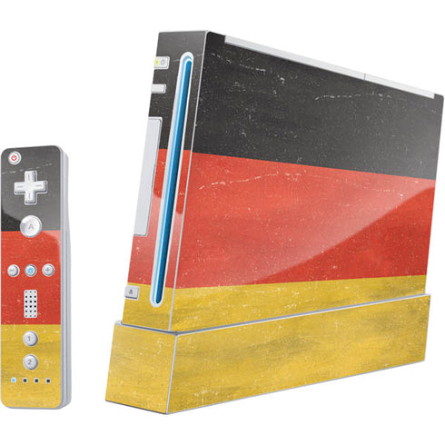 German Flag Distressed Nintendo Skins