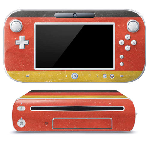 German Flag Distressed Wii U (Console + 1 Controller) Skin