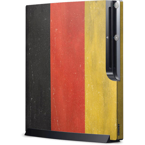 German Flag Distressed Playstation 3 & PS3 Slim Skin
