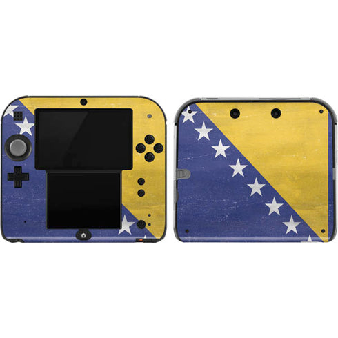 Bosnia and Herzegovina Flag Distressed Nintendo Skins