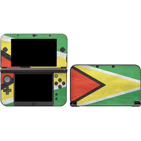 Guyana Flag Distressed Nintendo Skins