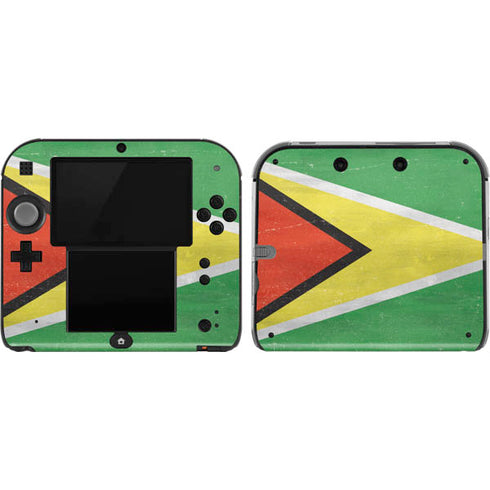 Guyana Flag Distressed Nintendo Skins