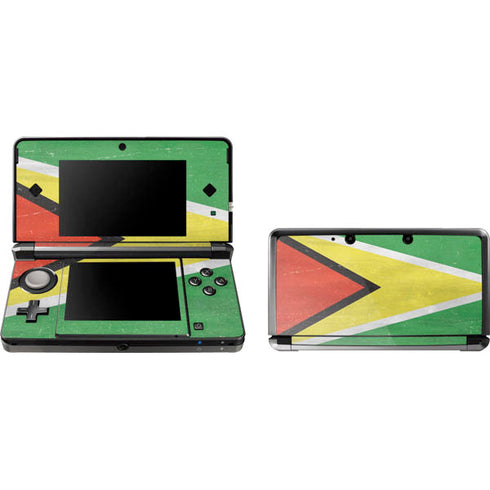 Guyana Flag Distressed Nintendo Skins