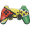 Guyana Flag Distressed PS3 Dual Shock wireless controller Skin