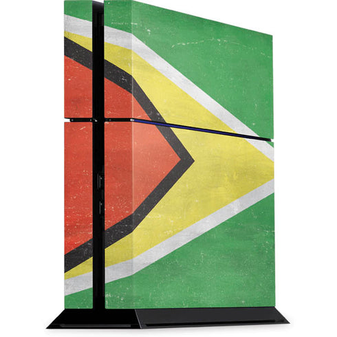 Guyana Flag Distressed PlayStation PS4 Skins