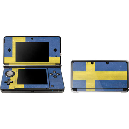 Sweden Flag Distressed 3DS (2011) Skin