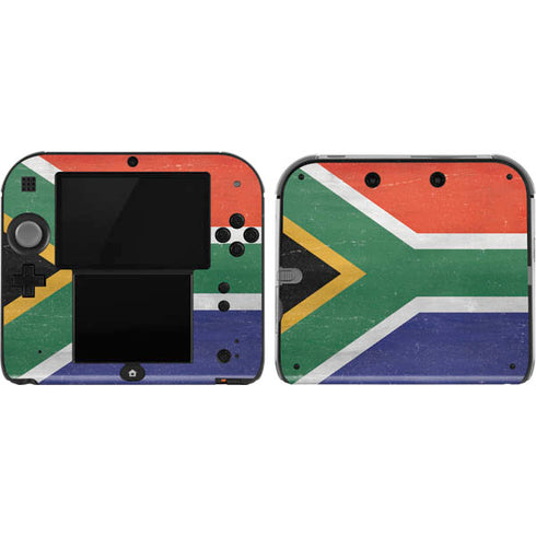 South Africa Flag Distressed Nintendo Skins