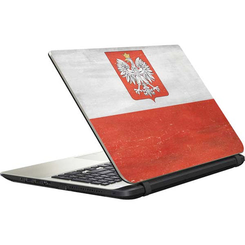 Poland Flag Distressed Satellite L50-B / S50-B Skin