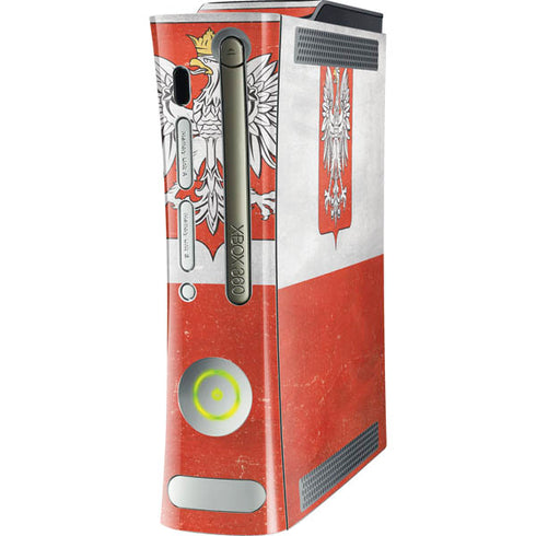 Poland Flag Distressed Xbox 360 (Includes HDD) Skin