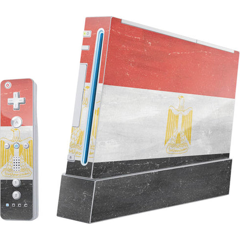 Egypt Flag Distressed Nintendo Skins