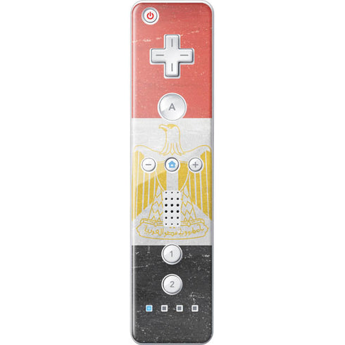 Egypt Flag Distressed Wii Remote Controller Skin