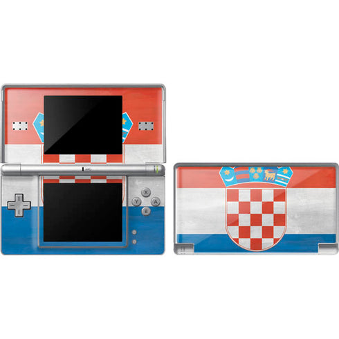 Croatia Flag Distressed DS Lite Skin