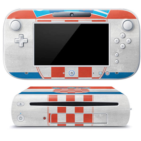 Croatia Flag Distressed Wii U (Console + 1 Controller) Skin