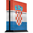 Croatia Flag Distressed PlayStation PS4 Skins
