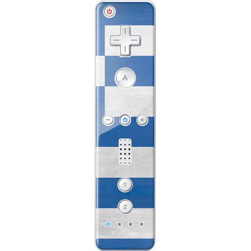 Greece Flag Distressed Nintendo Skins