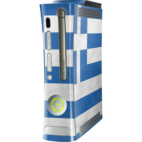 Greece Flag Distressed Xbox 360 (Includes HDD) Skin