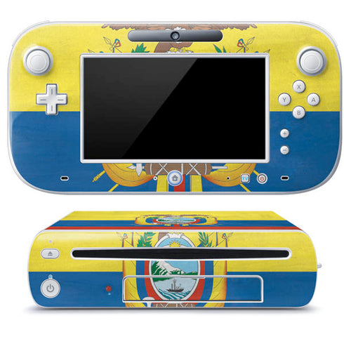 Ecuador Flag Distressed Wii U (Console + 1 Controller) Skin