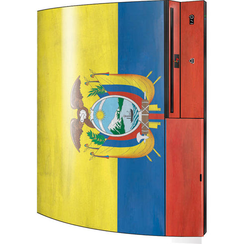 Ecuador Flag Distressed Playstation 3 & PS3 Skin