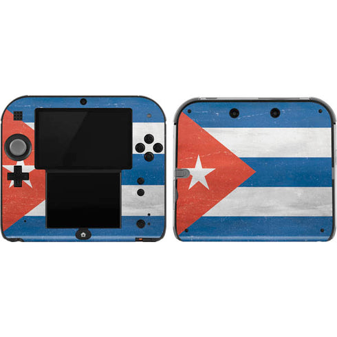 Cuban Flag Distressed Nintendo Skins