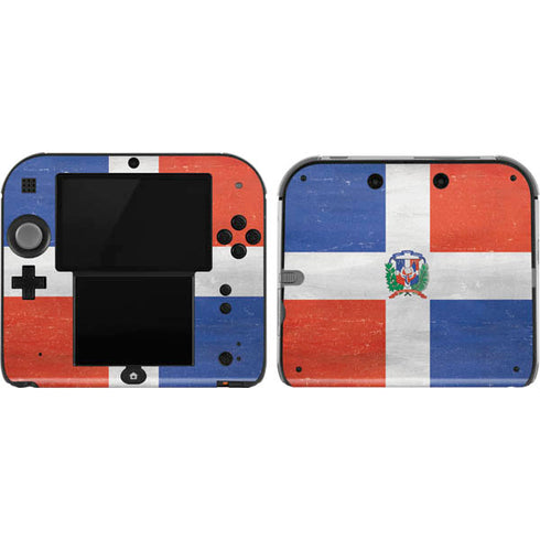 Dominican Republic Flag Faded Nintendo Skins