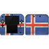 Iceland Flag Distressed Nintendo Skins