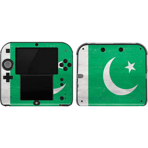 Pakistan Flag Distressed Nintendo Skins