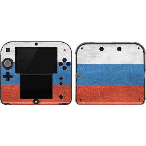 Russian Flag Distressed Nintendo Skins
