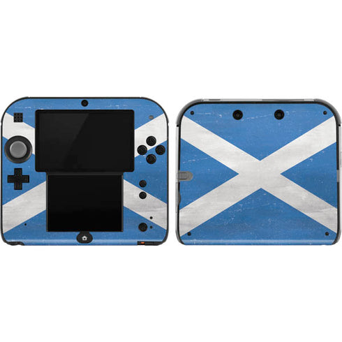 Scotland Flag Distressed Nintendo Skins