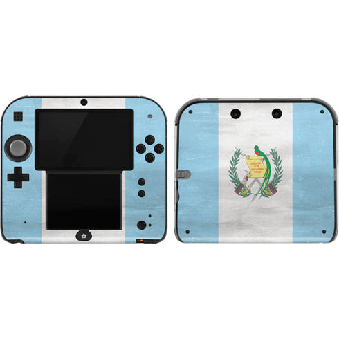 Guatemala Flag Distressed Nintendo Skins