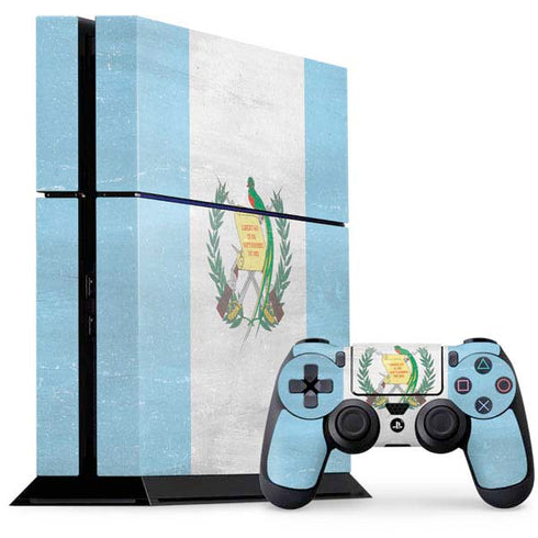 Guatemala Flag Distressed PlayStation PS4 Skins