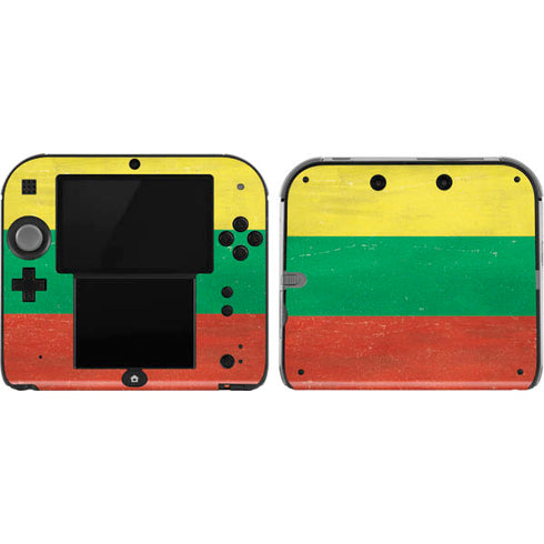 Lithuania Flag Distressed Nintendo Skins