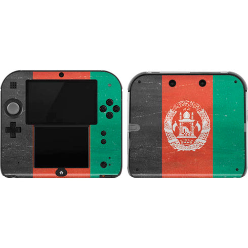 Afghanistan Flag Distressed Nintendo 2DS Skin