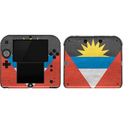 Antigua and Barbuda Flag Distressed Nintendo 2DS Skin