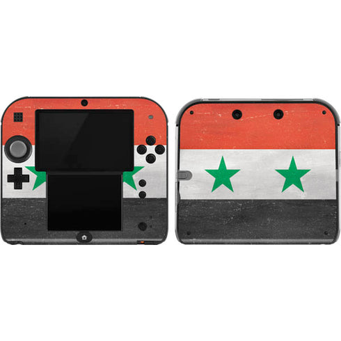 Syria Flag Distressed Nintendo Skins